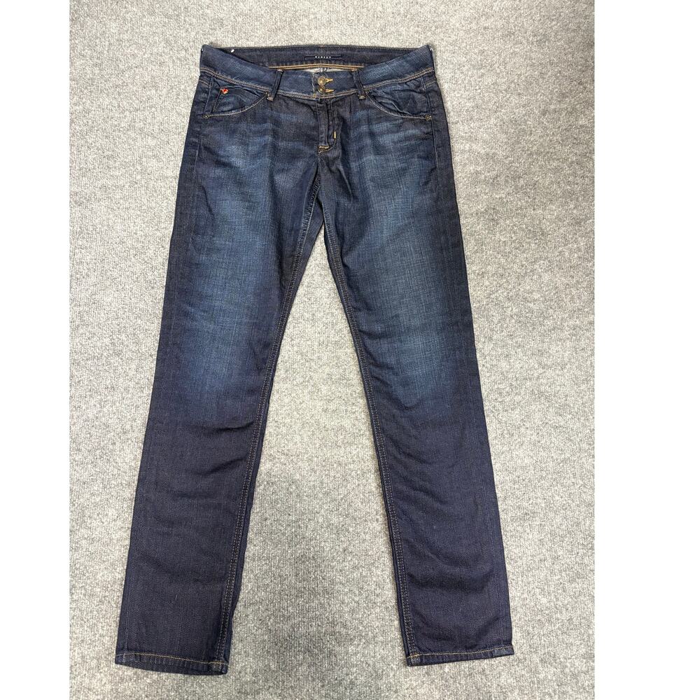 Hudson Collin Skinny Jeans Dark Wash Flap Pockets Womens Size 30